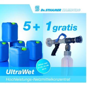 
Aktion: Ultra Wet 5+1 Netzmittelkonzetrat mit Pistole