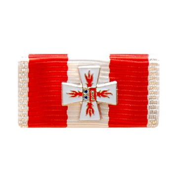 Ordensspange Brandschutz-Ehrenzeichen Feuerwehr Schleswig-Holstein in Silber

