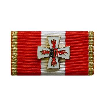 Ordensspange Brandschutz-Ehrenzeichen Feuerwehr Schleswig-Holstein in Gold

