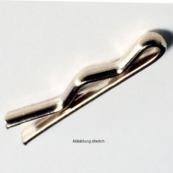 Knopfriegel 22mm, silberfarbig