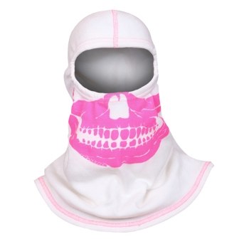 Flammschutzhaube Style PAC F-20 FIRE INK PINK SKULL WITH PINK TRIM