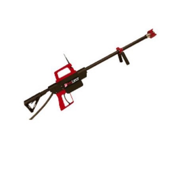 Pyro Lance, 
Die PyroLance ist eine Wasserpistole, die u.a. Stahl, Beton, Ziegel oder Panzerglas durchbohren kann.