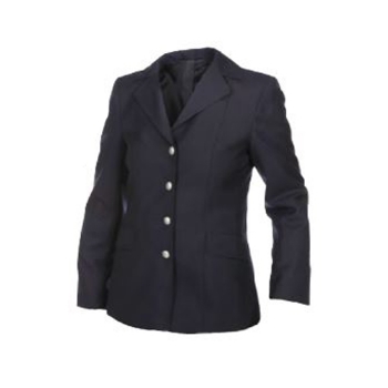 Dienst-Blazer Damen Serge mit Biese Dunkelcarmesinrot West
