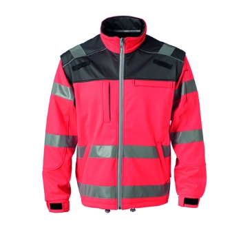 Rescuewear Softshelljacke HiVis DRK	
