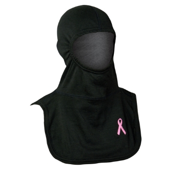 Flammschutzhaube PAC II BLACK -N- PINK FOR A CURE