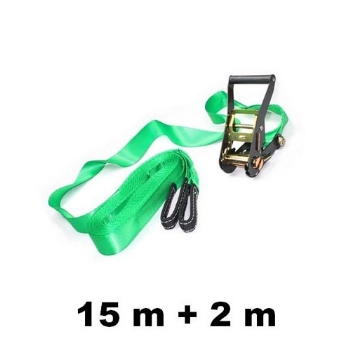 
Slackline 15 + 2 m BALANCE bis 3 Tonnen belastbar
