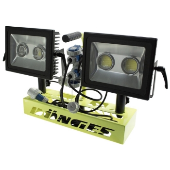 Scheinwerfertrage-Set, 2 x 100 W LED
