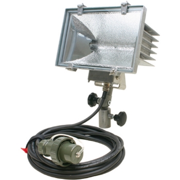 Flutlichtstrahler 1000 W, ohne Griff, THW-Version, mit 7 m-Anschlussleitung