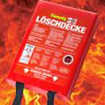 FlammEx profi Löschdecke 110 x 180 cm Kunststoffbox
