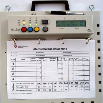 atur-X Atemschutzüberwachungstafel
