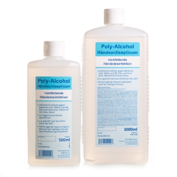 Poly-Alcohol Händedesinfektionsmittel 1000ml Flasche