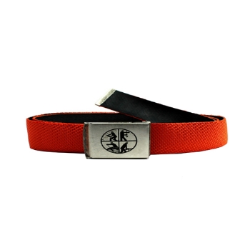 
Gürtel aus Feuerwehrschlauch in orange
