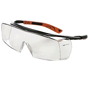 Überbrille, Univet, 5X7, schwarz/orange