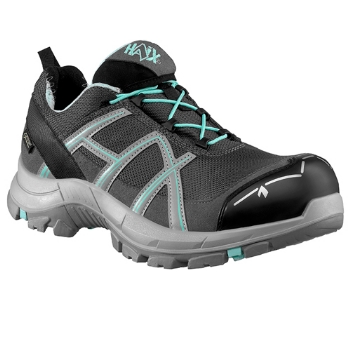 HAIX Black Eagle Safety 40.1 Ws low grey/mint 
S3- Sicherheitsschuhe in neuen Trendfarben - Damenmodell
