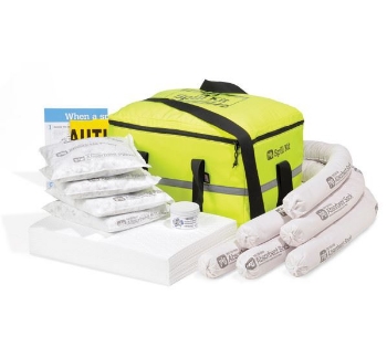 PIG® ADR-Notfall-Taschen für ölbasierte Flüssigkeiten
Komplettes Notfall-Kit zur Aufnahme von bis zu 51,3 Liter 