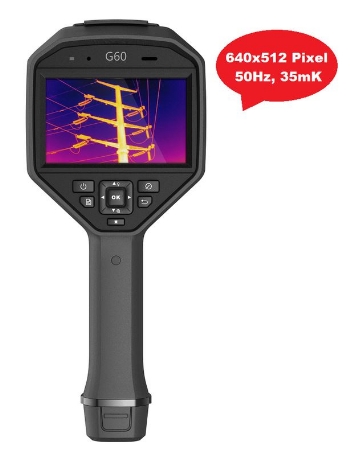 HikMicro G60 Wärmebildkamera 640x480 Pixel, 50Hz, 35 mK (NETD), -20°C - 650°C 