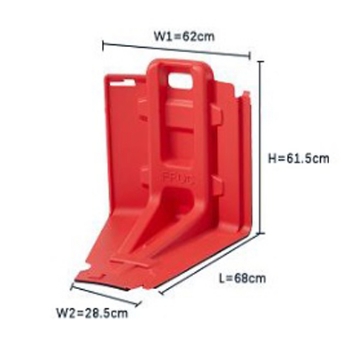 Floodwalll  - Inner curved 61,5cm
mobiler Hochwasserschutz
