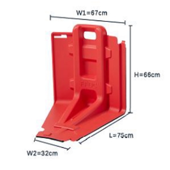 Floodwalll  - Inner Curved 66cm
mobiler Hochwasserschutz