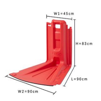 Floodwalll  - Outer Curved 83cm
mobiler Hochwasserschutz

