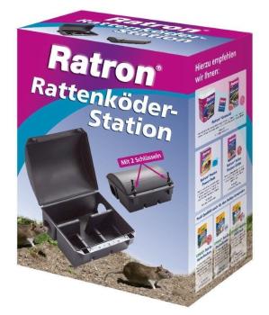 Ratron Rattenköder-Station (8 Boxen mit Schlüssel)
