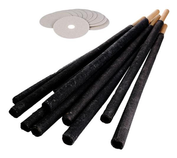 Wachsfackeln 65 cm