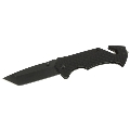 Rettungsmesser CFK mit Tanto-Klinge
Schwarz. Scharf. Schnell zur Hand.
