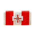 Ordensspange Brandschutz-Ehrenzeichen Feuerwehr Schleswig-Holstein in Silber


