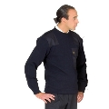 
Nato-Pullover, blau  mit Rundkragen


