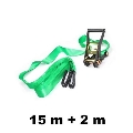 
Slackline 15 + 2 m BALANCE bis 3 Tonnen belastbar
