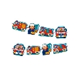 Girlande Benny Brandmeister., 9 tlg., 3 m, je 2 x 4 Motive