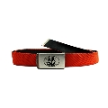 
Gürtel aus Feuerwehrschlauch in orange
